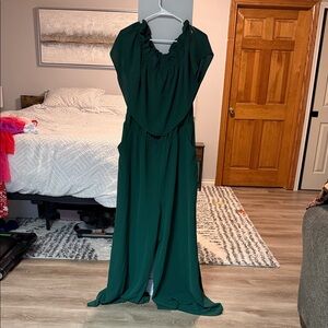 Merritt Charles Deep Green Maxi Dress